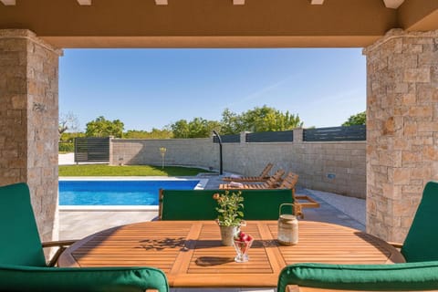 Patio, Balcony/Terrace, Pool view