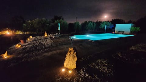 Night, Swimming pool