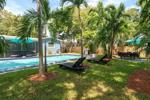 Tropical House 3 Bedrooms with Pool Oakland Park Maison in Oakland Park