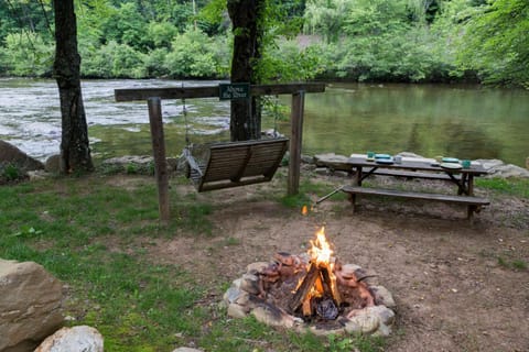 Above the River House in Swain County