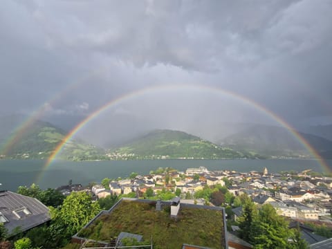 Nearby landmark, Natural landscape, City view, Lake view, Mountain view