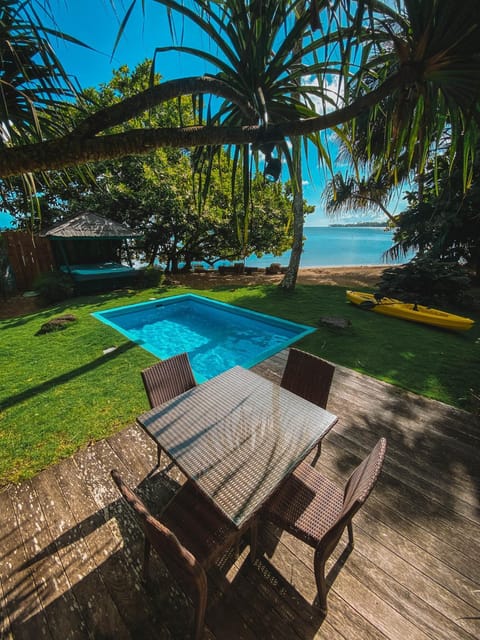 Patio, Garden, Pool view, Sea view, Swimming pool