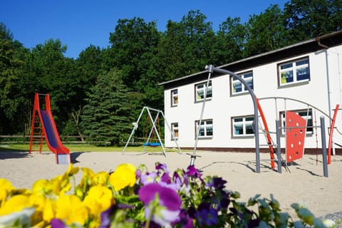 Property building, Facade/entrance, Children play ground, Garden, Garden view