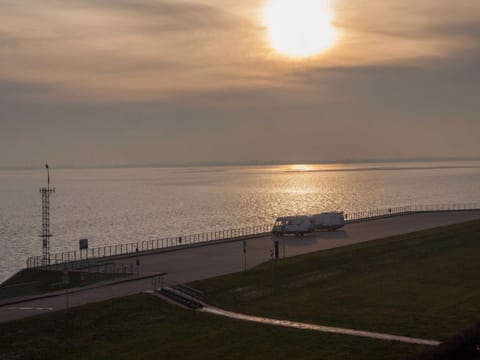 Natural landscape, Sea view, Sunset