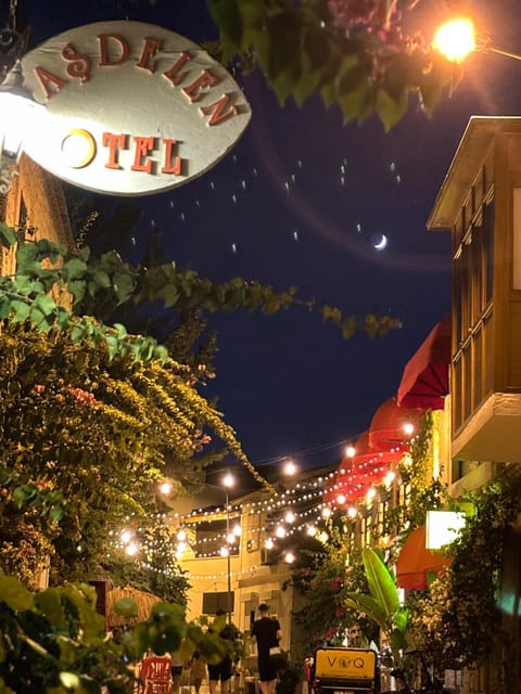 Property building, Night, City view, Street view