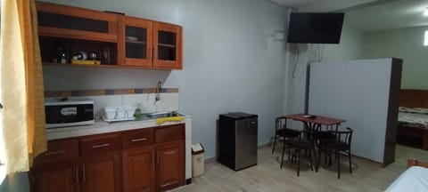 Kitchen or kitchenette, Living room, Dining area