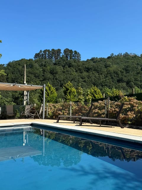 Natural landscape, Pool view, Swimming pool