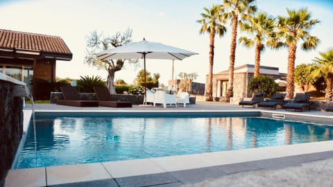 Swimming pool, Sunset