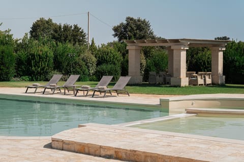 Patio, Pool view