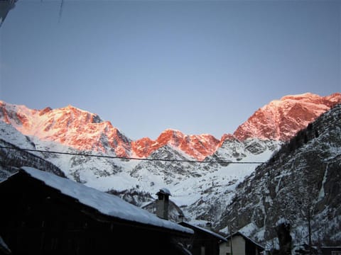 Natural landscape, Winter, Mountain view