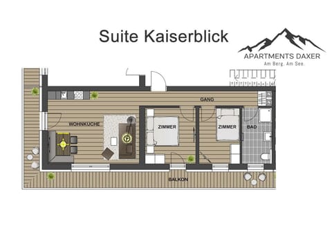 Kaiserwinkl Apartments Daxer Apartment in Walchsee