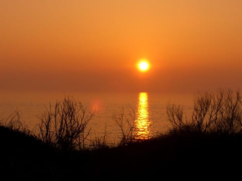 Natural landscape, Sea view, Sunset