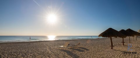 Natural landscape, Beach, Sunrise