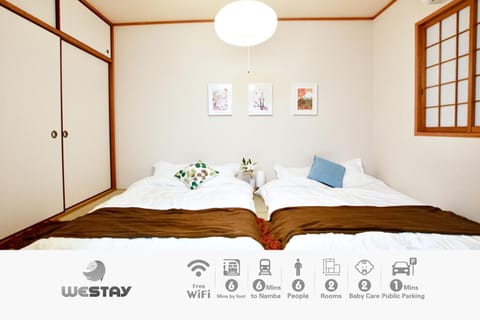 Westay Designers House/6 mins to Shinsaibashi201 Condo in Osaka
