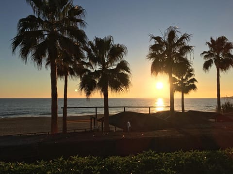 Nearby landmark, Natural landscape, Beach, Sunset