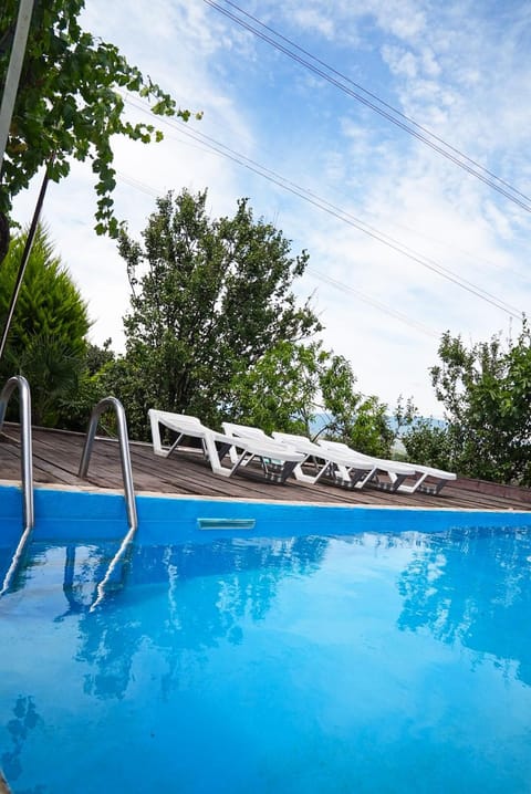 Pool view, Swimming pool, sunbed