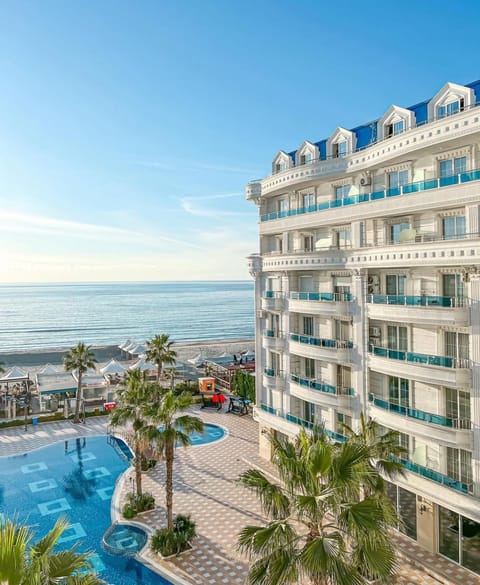 Property building, Pool view, Swimming pool