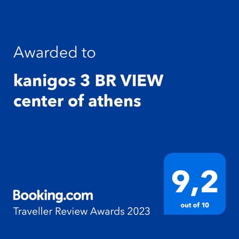 Kanigos 3 BR VIEW Center of Athens Apartment in Athens