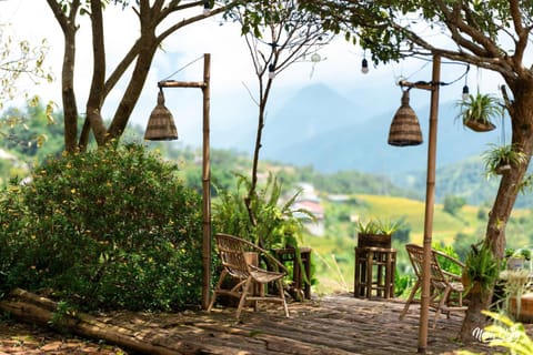 Natural landscape, Garden, Mountain view