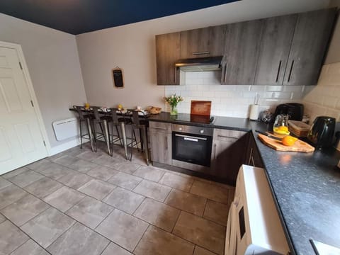 Kitchen or kitchenette, Dining area, oven, stove