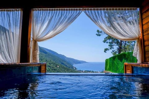 Hot Tub, Pool view, Sea view, Swimming pool