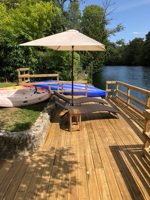 Patio, River view