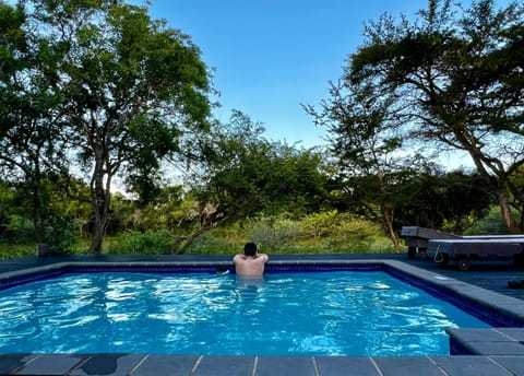 Khangela Private Game Lodge - Self Catering - Bedrooms are 3 Separate Chalets - Hluhluwe Nature lodge in KwaZulu-Natal