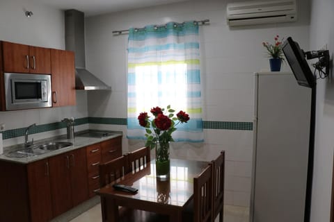 Kitchen or kitchenette, Dining area, air conditioner