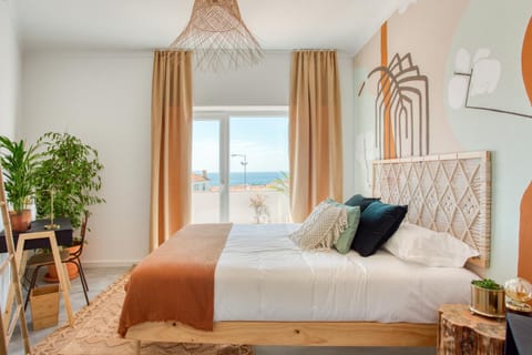 Bed, Photo of the whole room, Bedroom, Sea view