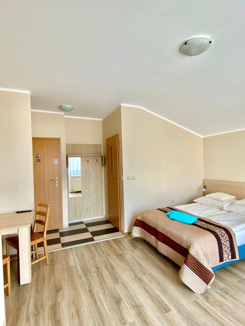 Bed, Photo of the whole room, Bedroom, towels, wardrobe