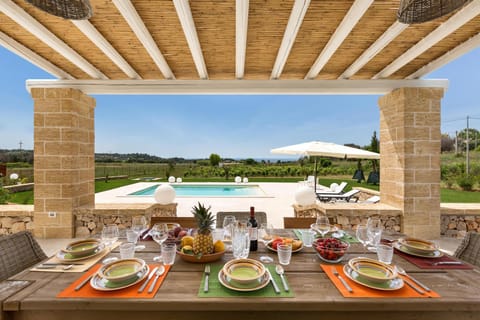 Patio, Day, Natural landscape, View (from property/room), Dining area, Pool view