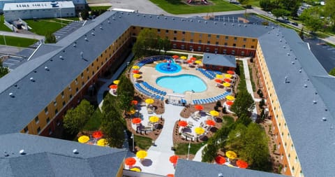 Bird's eye view, Swimming pool