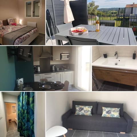 Bed, Kitchen or kitchenette, Living room, Photo of the whole room, Dining area, Bedroom