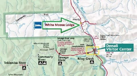 White Moose Lodge Hôtel in Healy