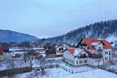 Property building, Day, Winter, Mountain view