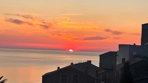 Natural landscape, Sea view, Sunset