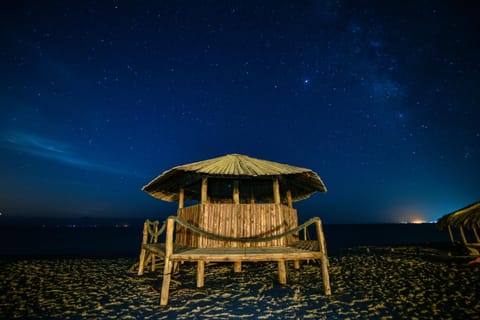 Night, Natural landscape, Beach, Sea view