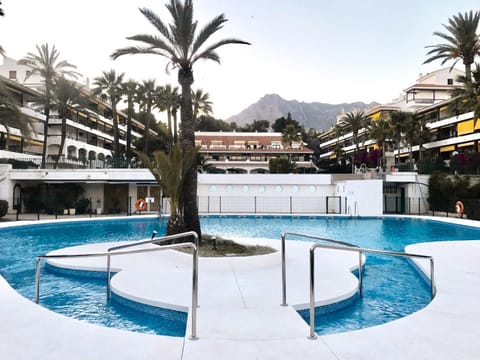 Property building, Pool view, Swimming pool