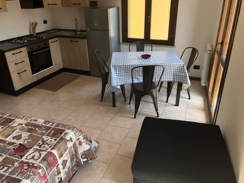 Kitchen or kitchenette, Living room, Dining area