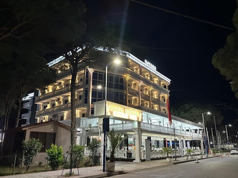 Property building, Night, Street view