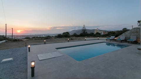 Property building, Swimming pool, Swimming pool, Sunset