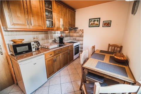 Kitchen or kitchenette, Dining area