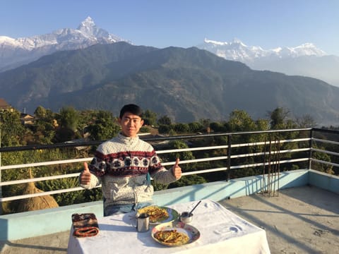 Natural landscape, View (from property/room), Balcony/Terrace, Breakfast