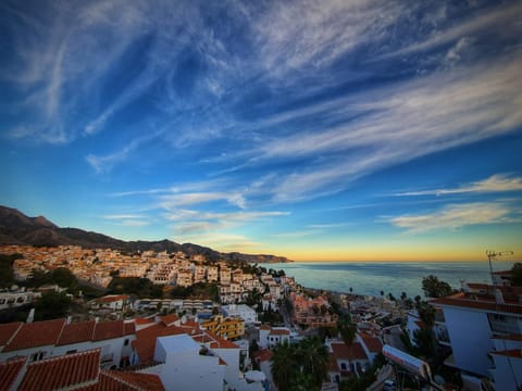 City view, Sea view, Street view, Sunset