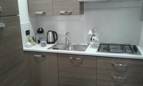 Coffee/tea facilities, Kitchen or kitchenette, stove