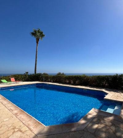Luxury Cliffside Villa with Breathtaking Sea Views & Private Family-Friendly Pool Villa in Pissouri