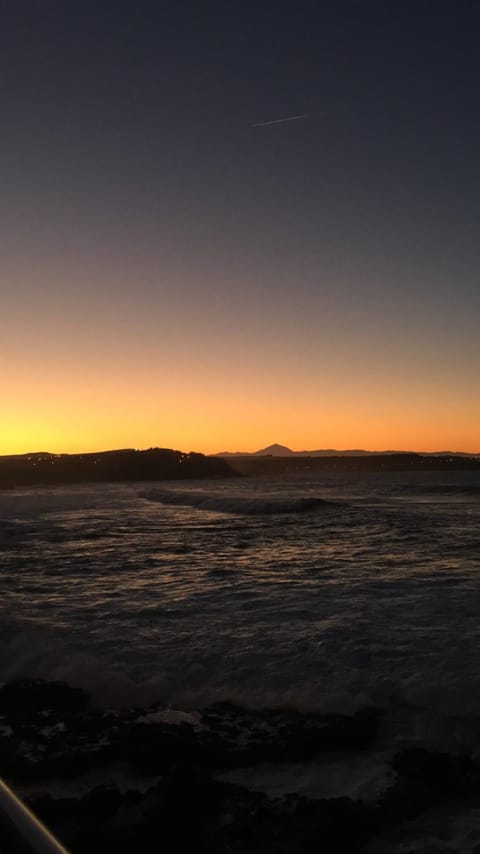 Natural landscape, Beach, Sunset