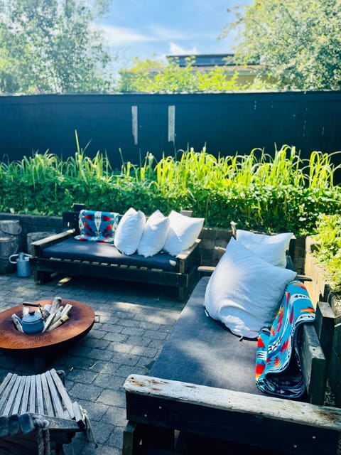 Patio, Seating area, Garden view