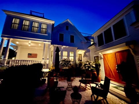 Property building, Patio, Night