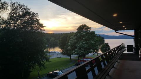 Summer, Lake view, Sunset